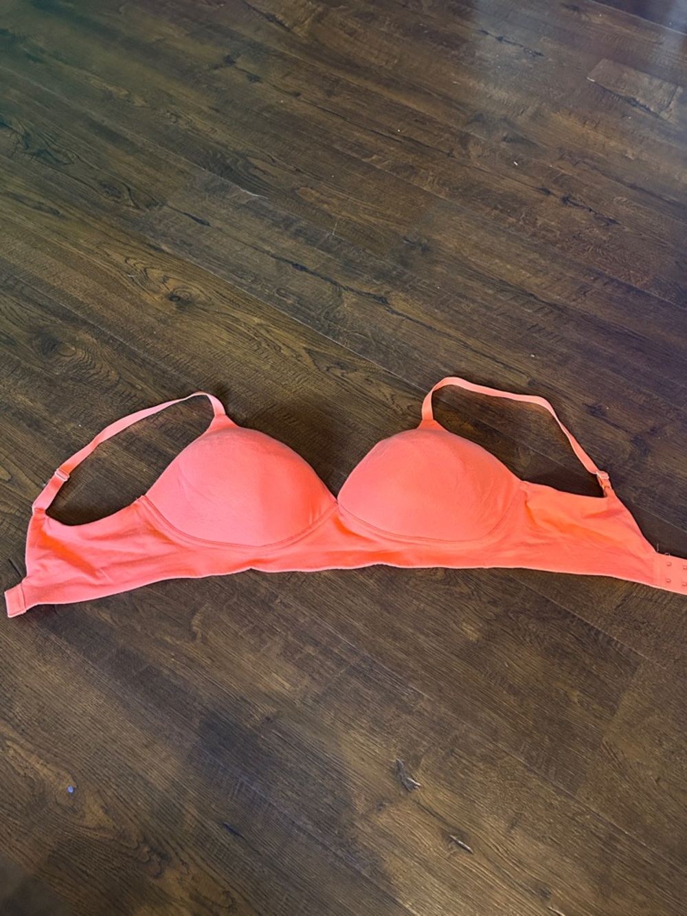 American Eagle Outfitters Coral Lightly Padded T-Shirt Bra